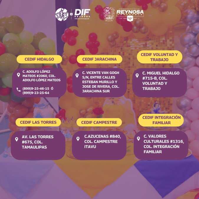 Cuenta DIF-Reynosa con diversos centros CEDIF con talleres de autoempleo