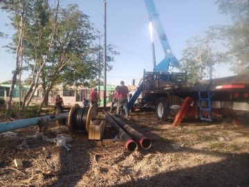 Instaló COMAPA bomba de pozo en la colonia Paseo Ampliación de las Flores