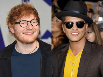 Ed Sheeran tendrá colaboración con Bruno Mars