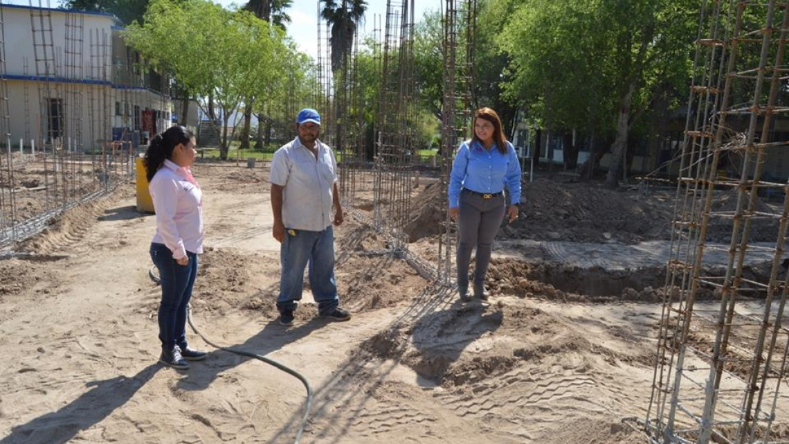 Supervisa alcaldesa avance de Casa Club del Adulto Mayor