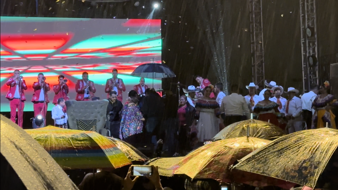 Se presenta con gran éxito Paquita la del Barrio en Reynosa