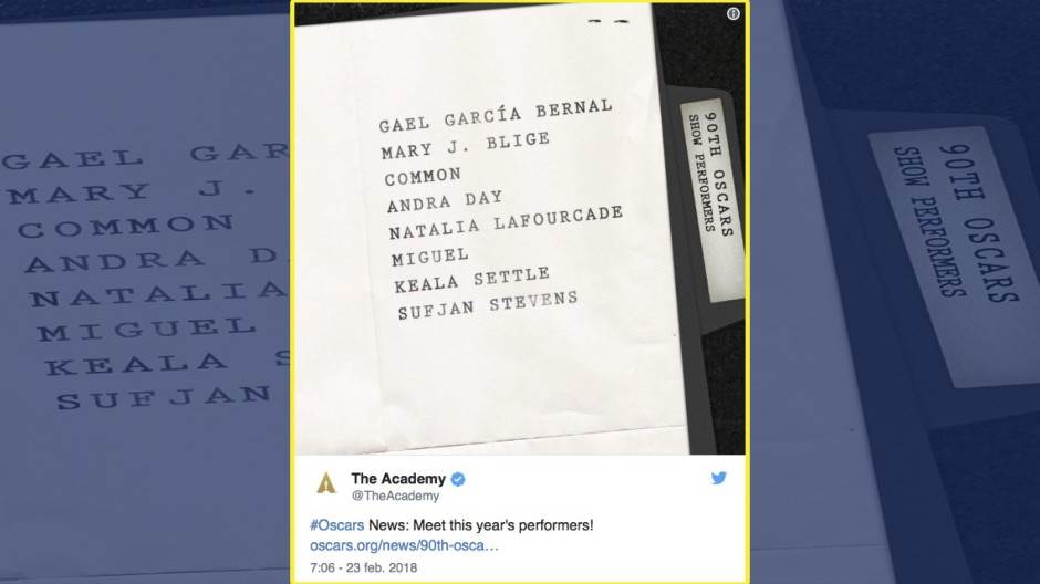 Gael García y Natalia LaFourcade cantarán en la entrega del Oscar