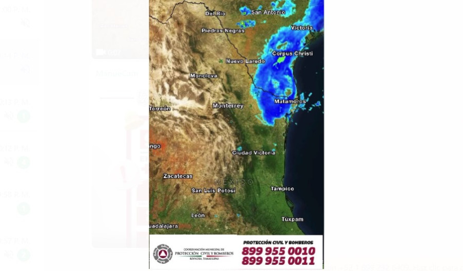 Anuncia Protección Civil probabilidad de lluvias intensas 