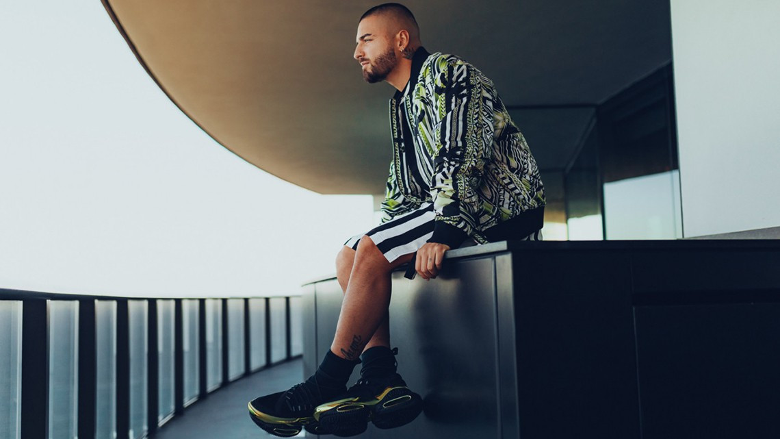 Maluma lanza colección de moda para Balmain