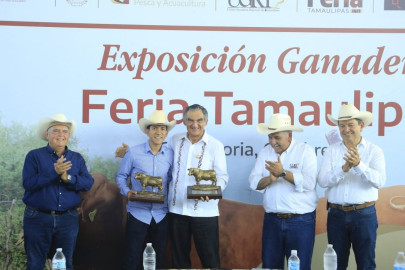 Inaugura Américo Villarreal exposición ganadera en la Feria Tamaulipas 2025