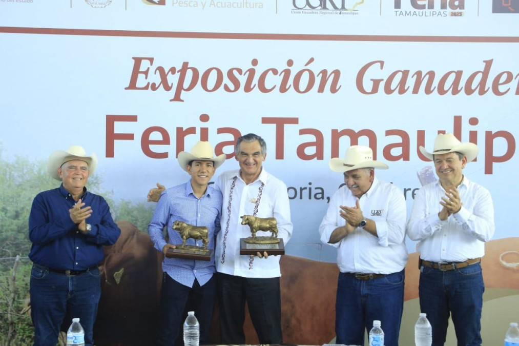 Inaugura Américo Villarreal exposición ganadera en la Feria Tamaulipas 2025