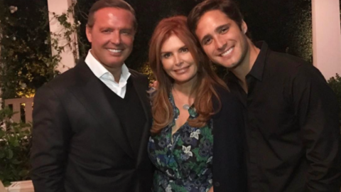 Luis Miguel y Diego Boneta se encuentran