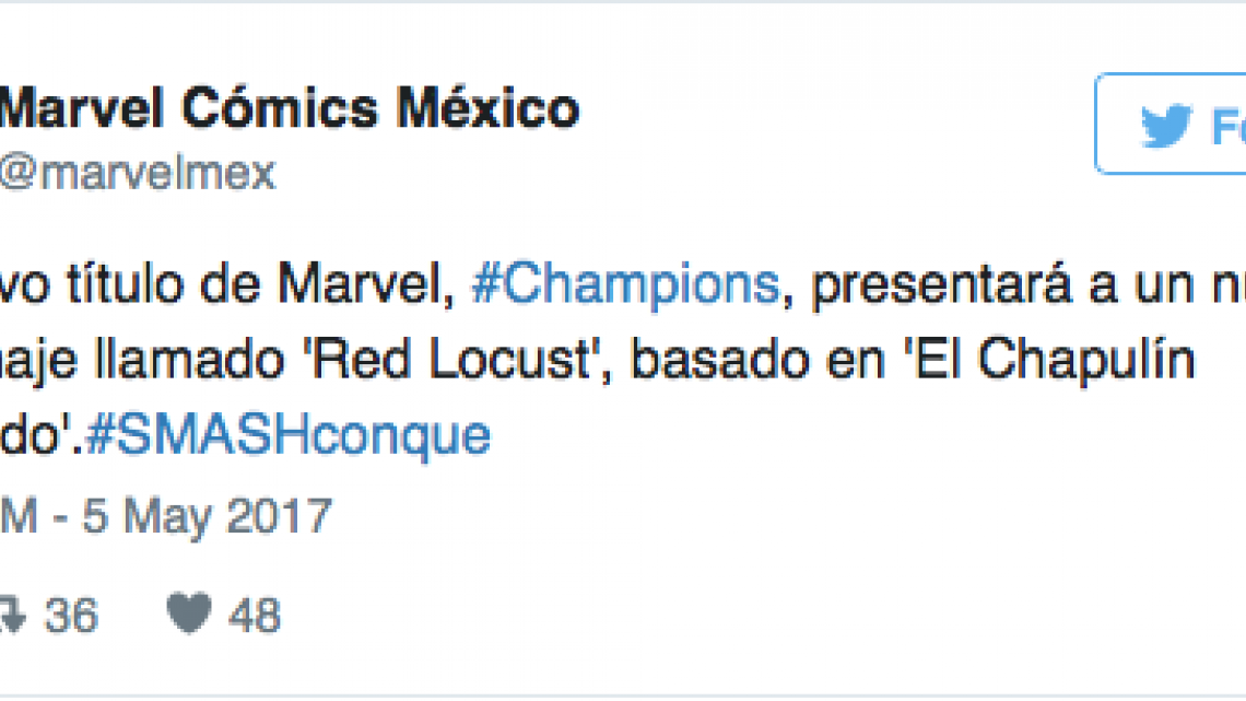 La nueva heroína de Marvel es inspirada en "El Chapulín Colorado"