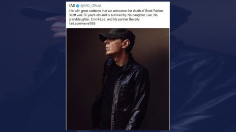 Muere el músico estadounidense Scott Walker