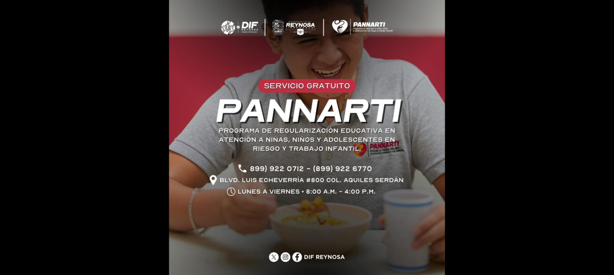 Impulsa  DIF-Reynosa el desarrollo integral de la niñez a través de PANNARTI