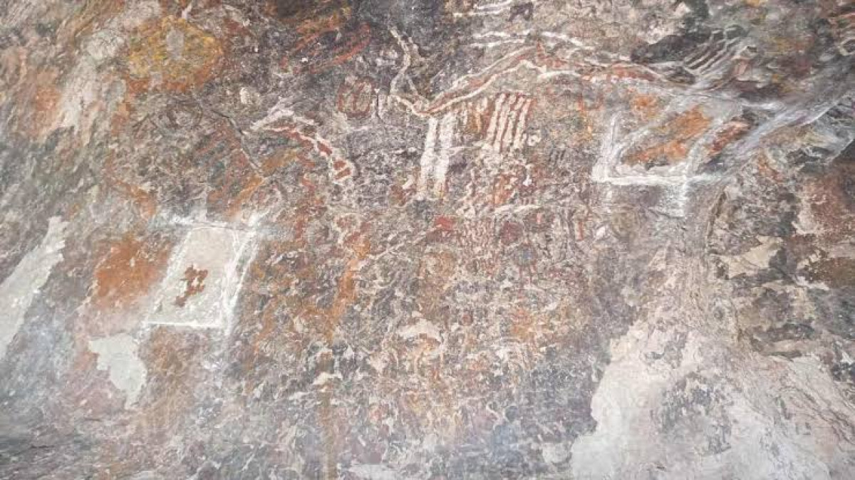 Roban parte de pintura rupestre en 'La Cueva Pinta', Coahuila