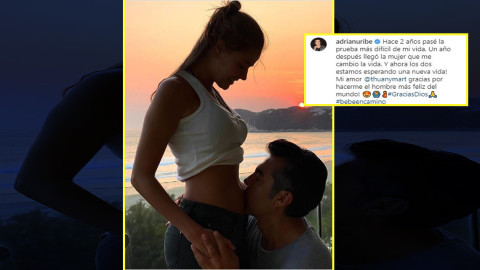 Confirma Adrían Uribe que será papá 
