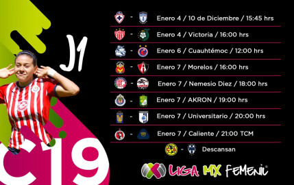 Apertura 2019 de Liga MX Femenil arranca el viernes con dos juegos