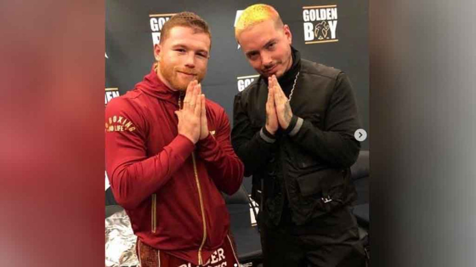 J Balvin reta a una pelea al ''Canelo'' Álvarez