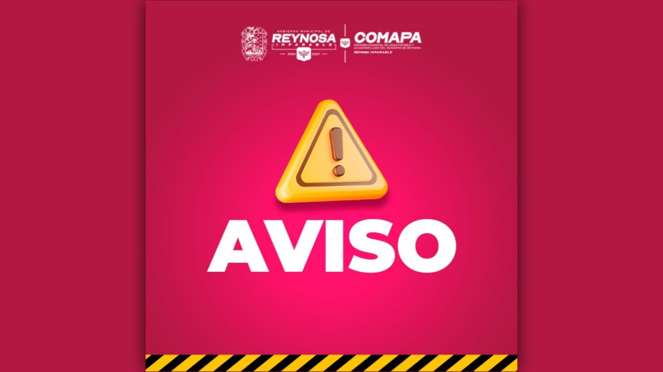 ¡Prepárate, corte de agua en camino!: Instalará COMAPA válvula de reguladora de presión en el Acueducto Anzaldúas