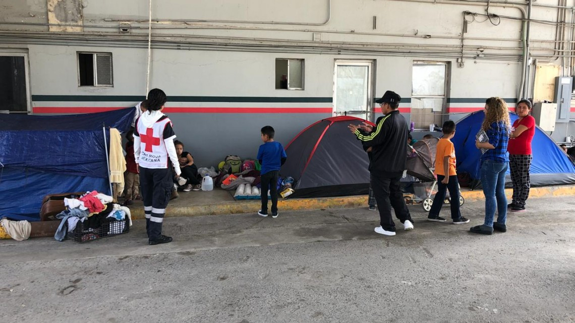 Detectan enfermedades respiratorias en migrantes