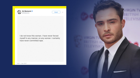 Ed Westwick niega acusaciones de violación