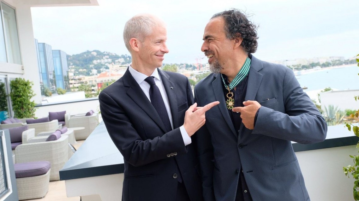 Entregan insignia especial a Alejandro Iñárritu en Cannes