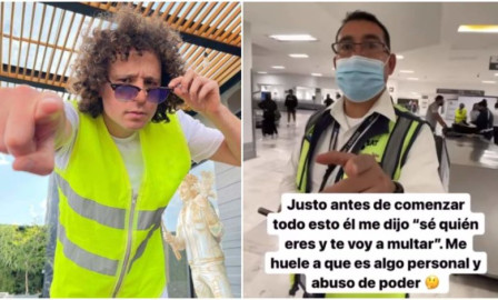  Multan a Luisito Comunica por usar su celular en el AICM