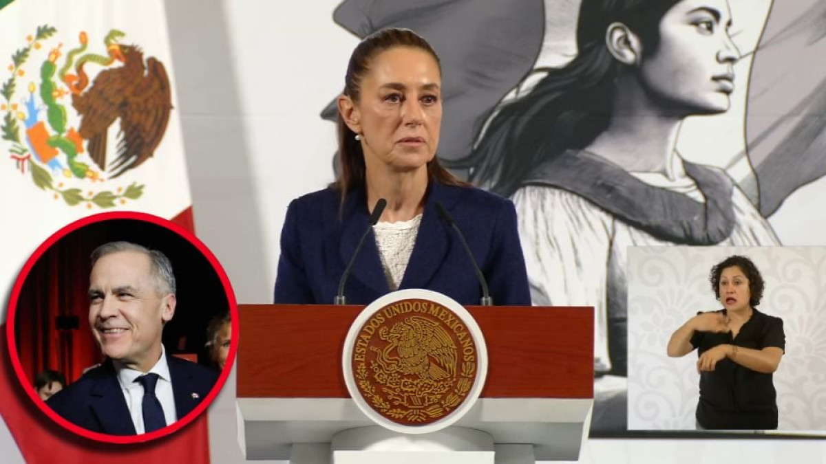 Sheinbaum felicita a próximo primer ministro de Canadá; espera tener relación de respeto