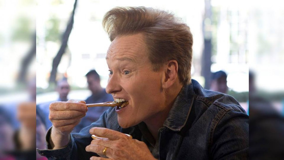 Conan O'Brien sigue recorriendo CDMX