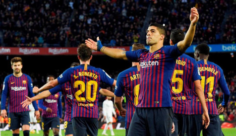 Luis Suárez y el Barcelona golean al Real Madrid