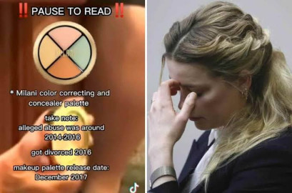 Marca de cosméticos desmiente acusaciones de Amber Heard hacia Johnny Deep