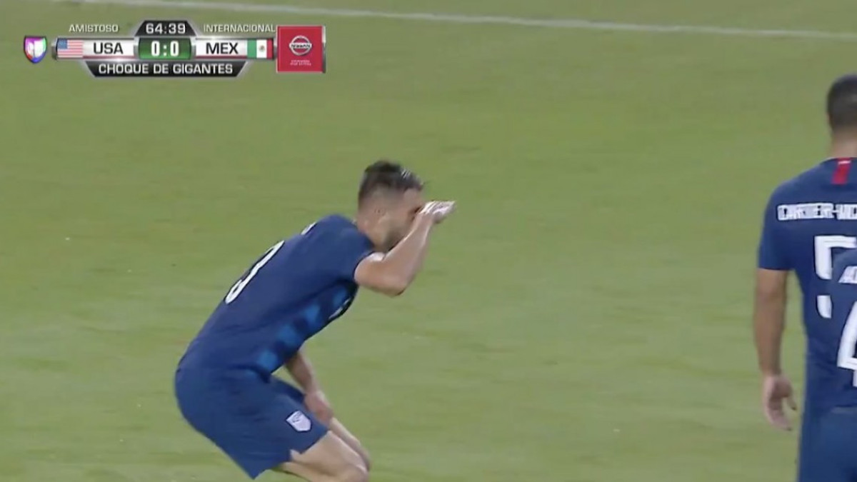 La burla de Miazga en el amistoso de México- EU