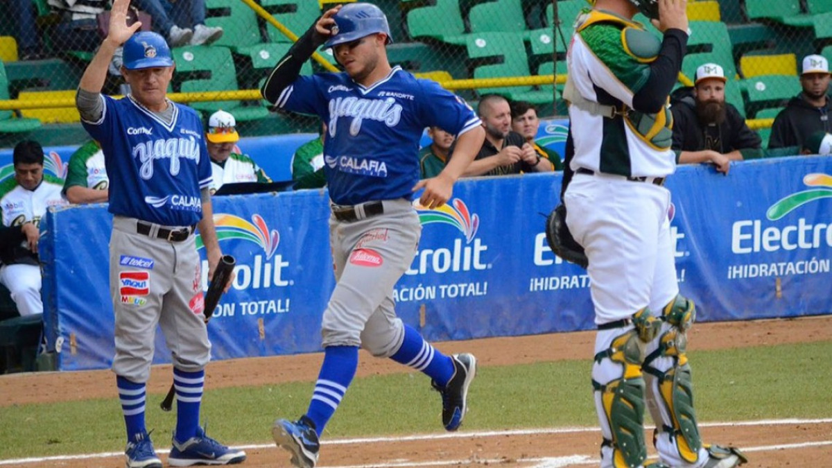 Yaquis se queda con serie de fin de semana al vencer 9-3 a Cañeros
