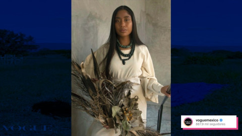 Karen Vega, la primera modelo oaxaqueña en Vogue