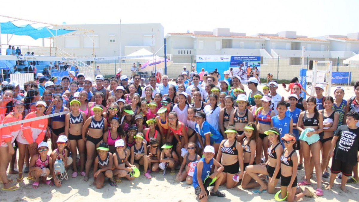 Tamaulipas rompe récord de participaron en el Festival Nacional de voleibol de playa