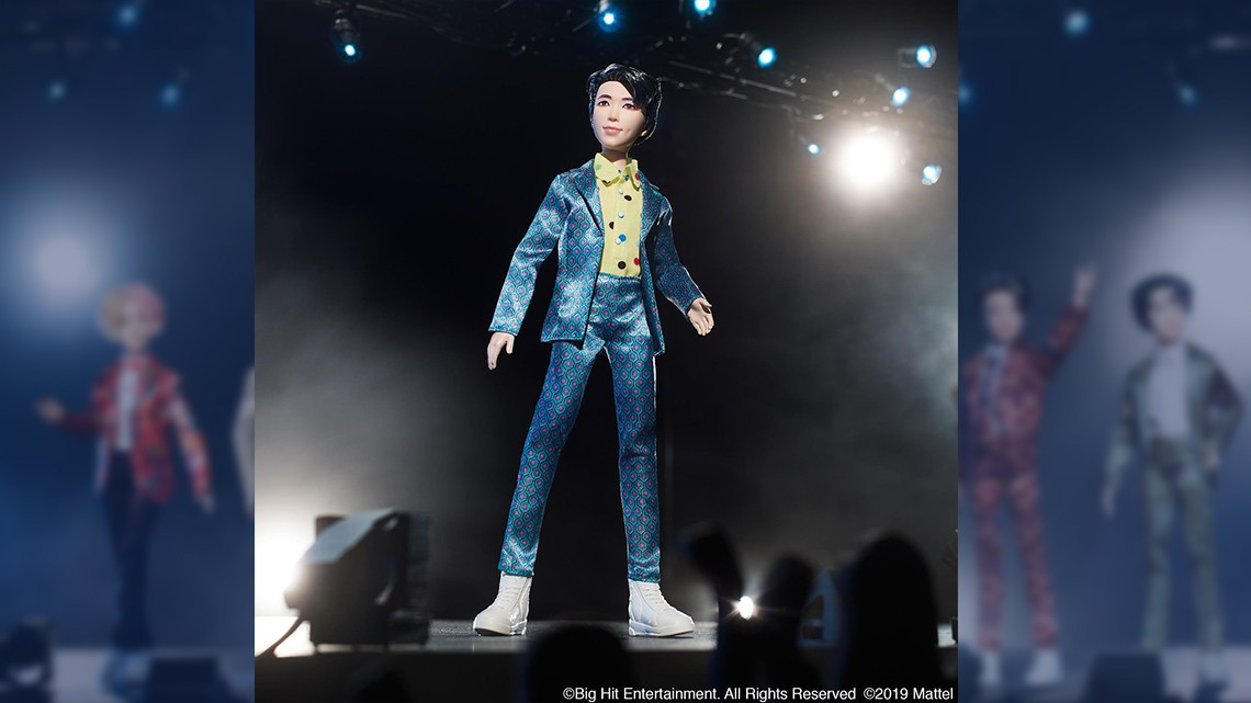 Así se ven los muñecos de BTS de Mattel