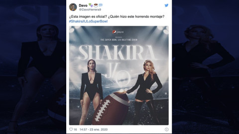 Critican posible póster de Shakira y JLo para el Super Bowl