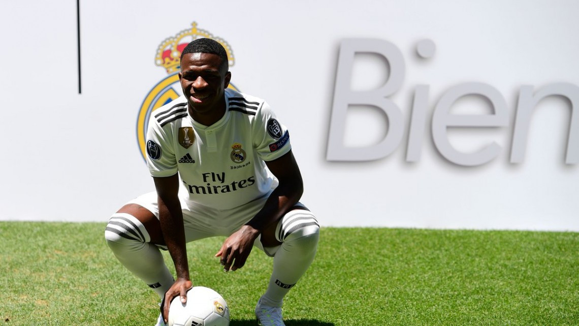 Real Madrid presenta al brasileño Vinicius Jr.
