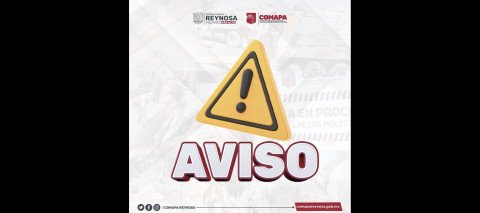 Anuncian baja en presión de suministro de agua 