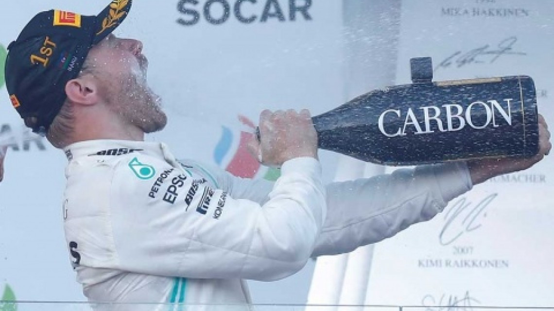 Valtteri Bottas se lleva el GP de Azerbaiyán, Checo Pérez termina en sexta posición
