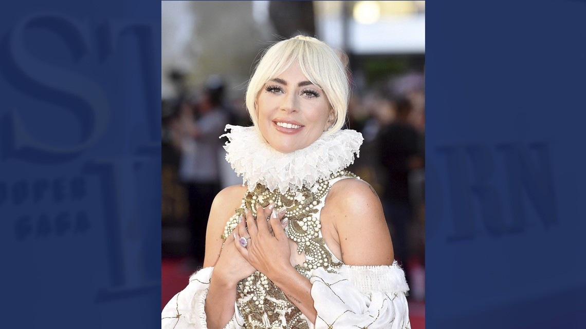 Lady Gaga presenta A Star Is Born en Londres vestida de reina