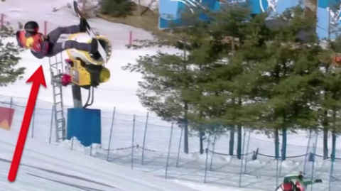 Fuerte fractura de cuello en Juegos Olímpicos de Invierno