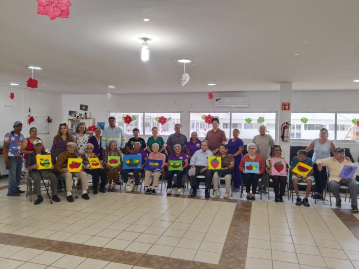 Fortalece DIF-Reynosa bienestar de adultos mayores en Estancia de Cuidado Diario