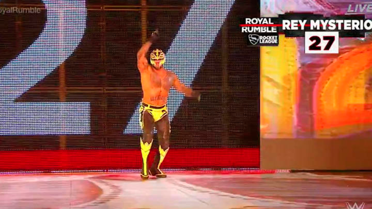 Rey Misterio reapareció en Royal Rumble