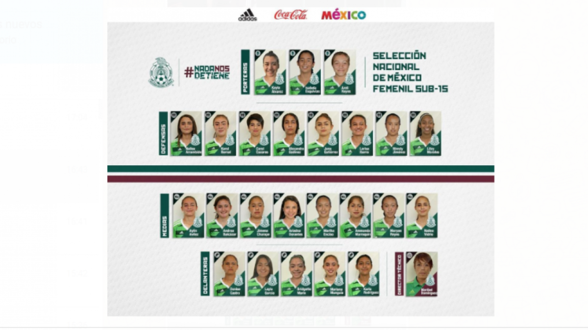 Por séptima ocasión, Maryan concentra con el Tri femenil 