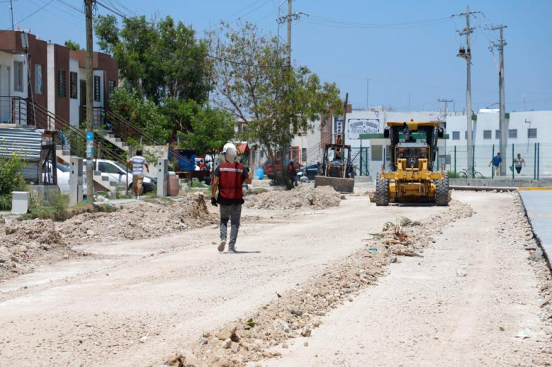 Pavimenta Gobierno de Carlos Peña calle Río San Juan con 7.9 MDP