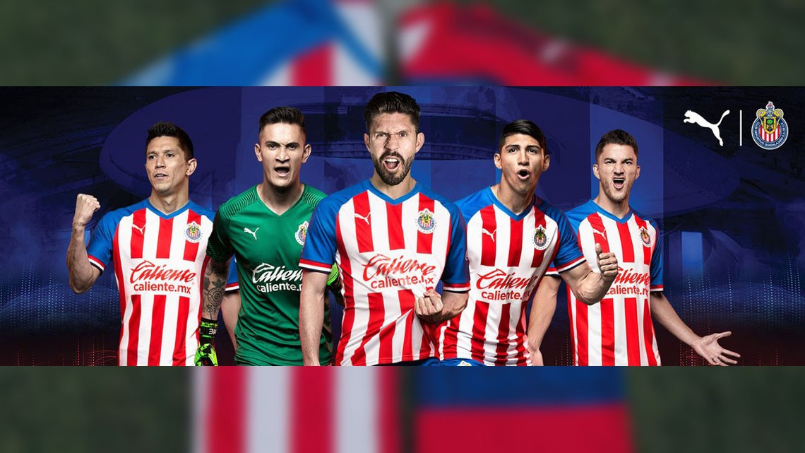 Chivas presenta sus nuevos uniformes 