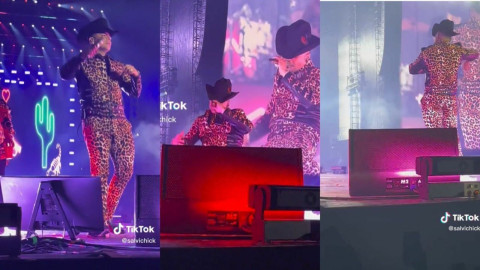 Explota Eduin Caz, tras ser golpeado con un celular en pleno concierto