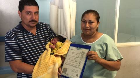 Nace el primer tamaulipeco del 2017 en Mante