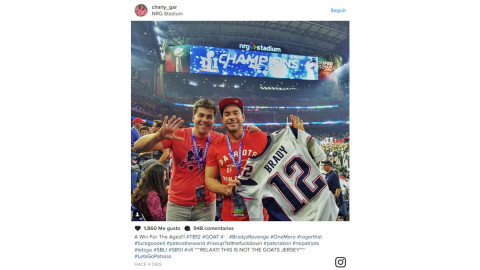 Aparece supuesto ladrón de jersey de Tom Brady