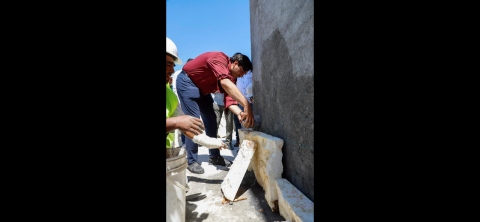 Colocó Alcalde primera piedra en Mural del Museo del Ferrocarril