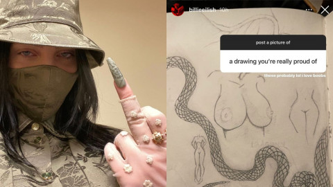 Billie Eilish 100 mil seguidores en Instagram 