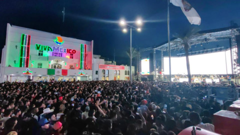 Disfrutan Reynosenses celebración del Grito de Independencia