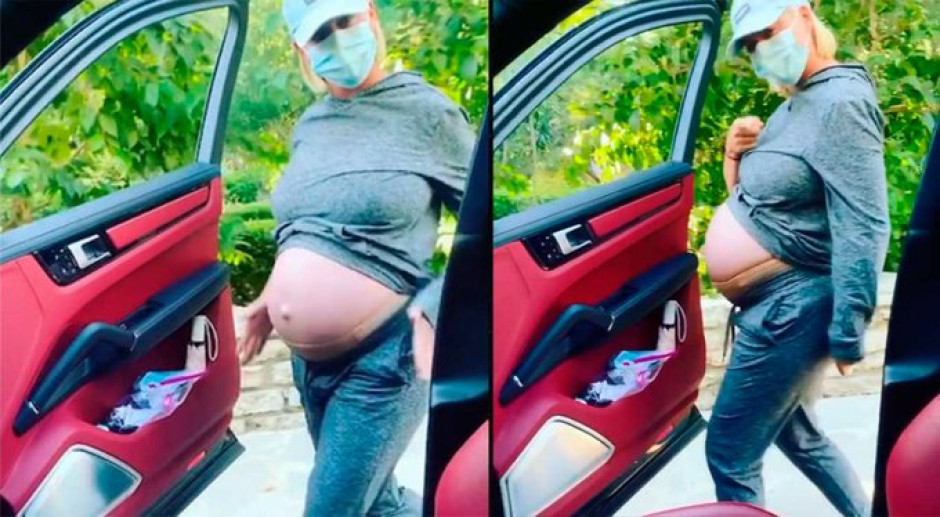 Katy Perry muestra su barriga de embarazada mientras baila 